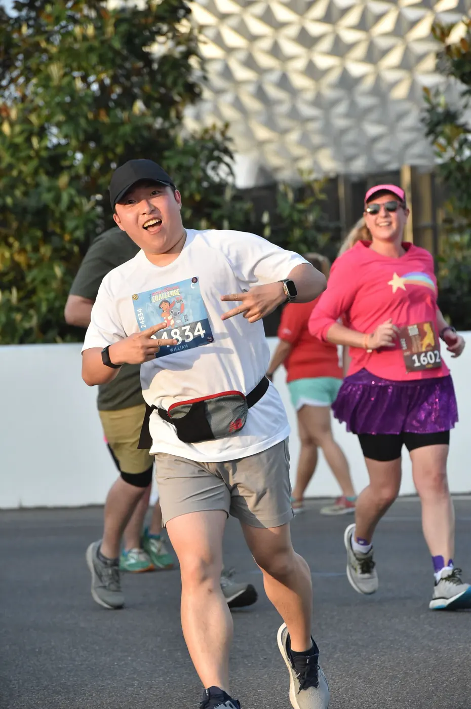 Will running in a race wearing a bib